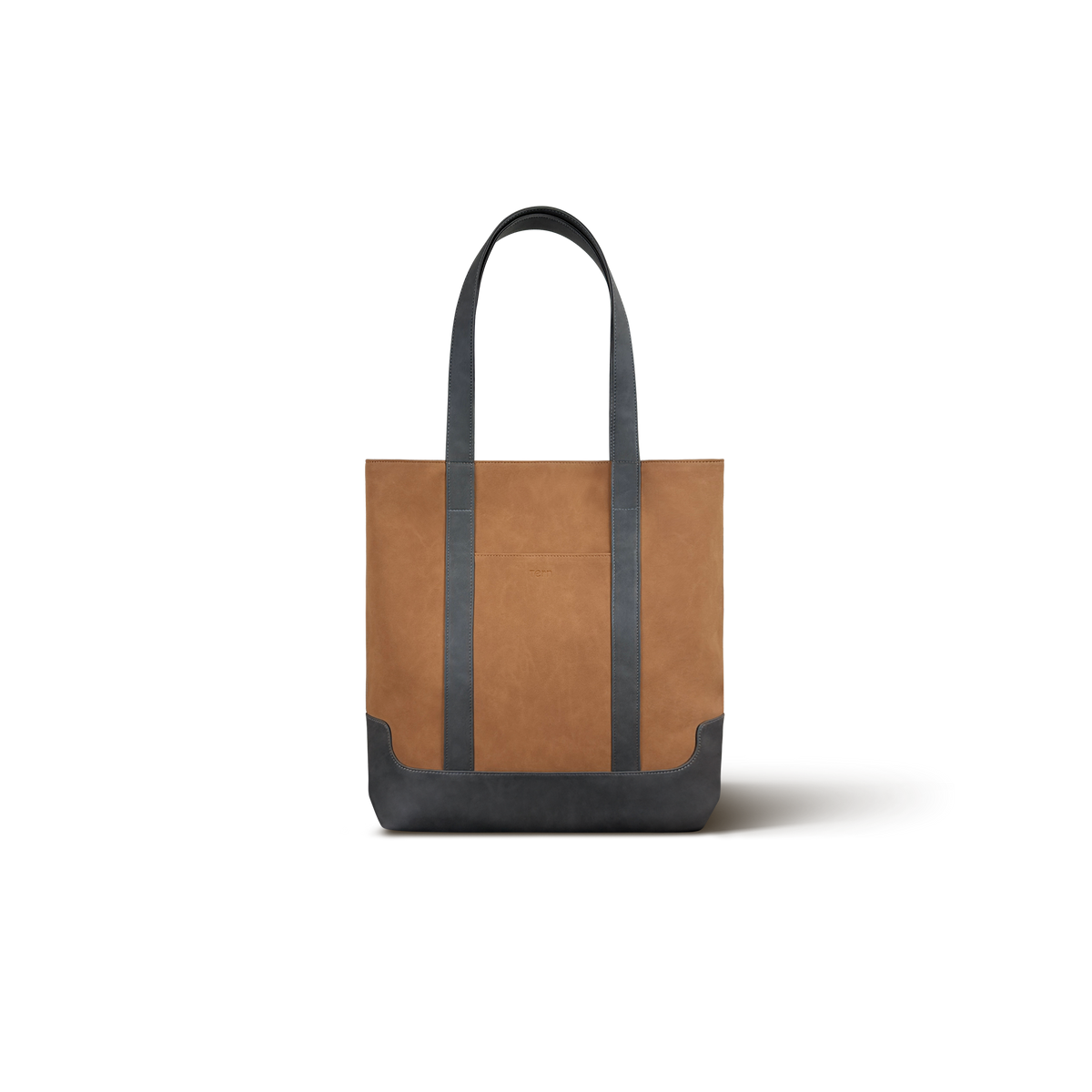 Tern Toku L carry-all tote bag in two-tone, suede brown and grey